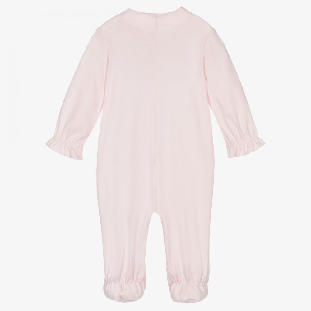 Monnalisa-Розовый комбинезон с медвежатами | Childrensalon Outlet