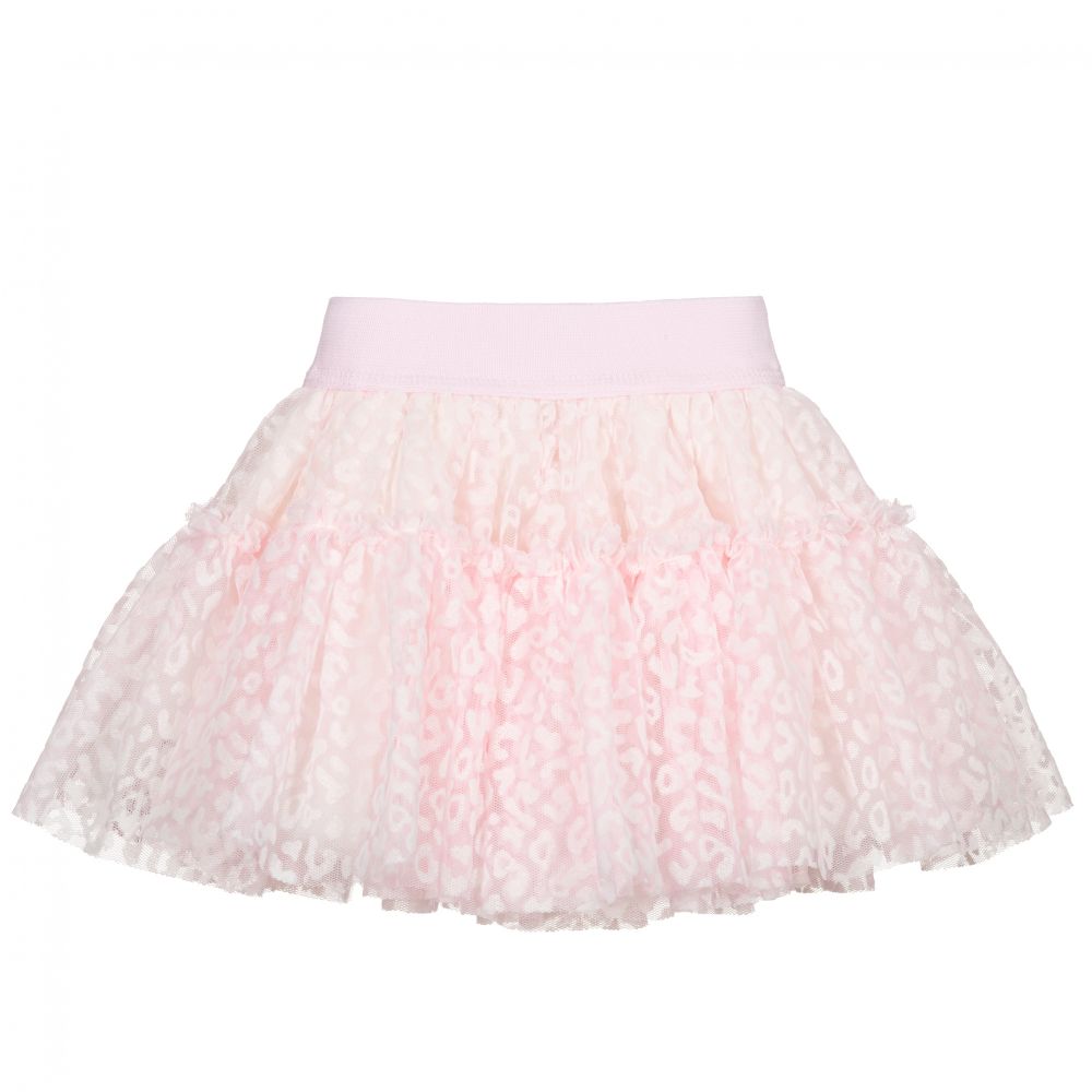 Monnalisa - Pink Tulle Skirt | Childrensalon