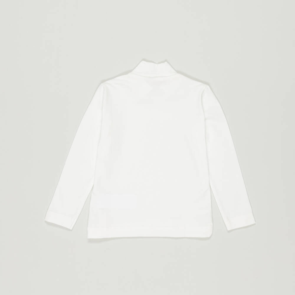 Monnalisa-Preloved Girls Ivory Roll Neck Top (5 years) | Childrensalon Outlet