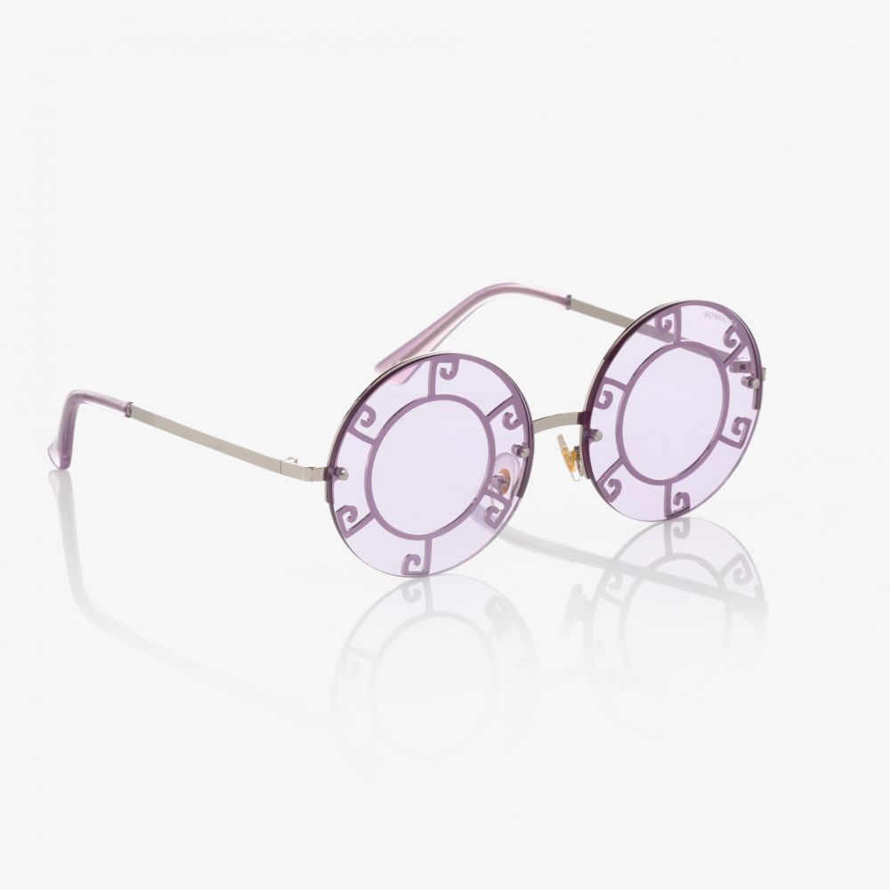 Monnalisa - Фиолетовые солнцезащитные очки с футляром (UV400) | Childrensalon