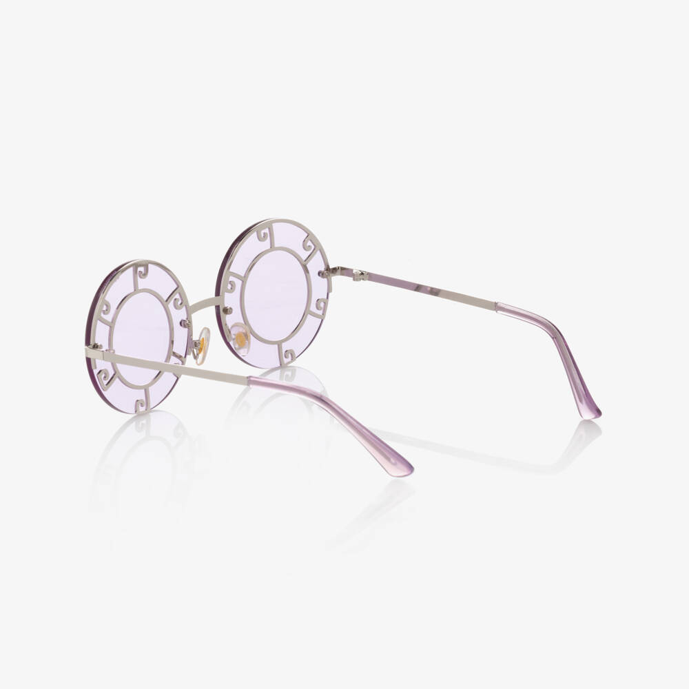 Monnalisa-Фиолетовые солнцезащитные очки с футляром (UV400) | Childrensalon Outlet