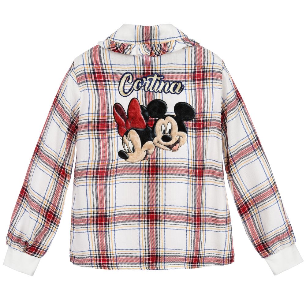 Mickey mouse checkered shirt store