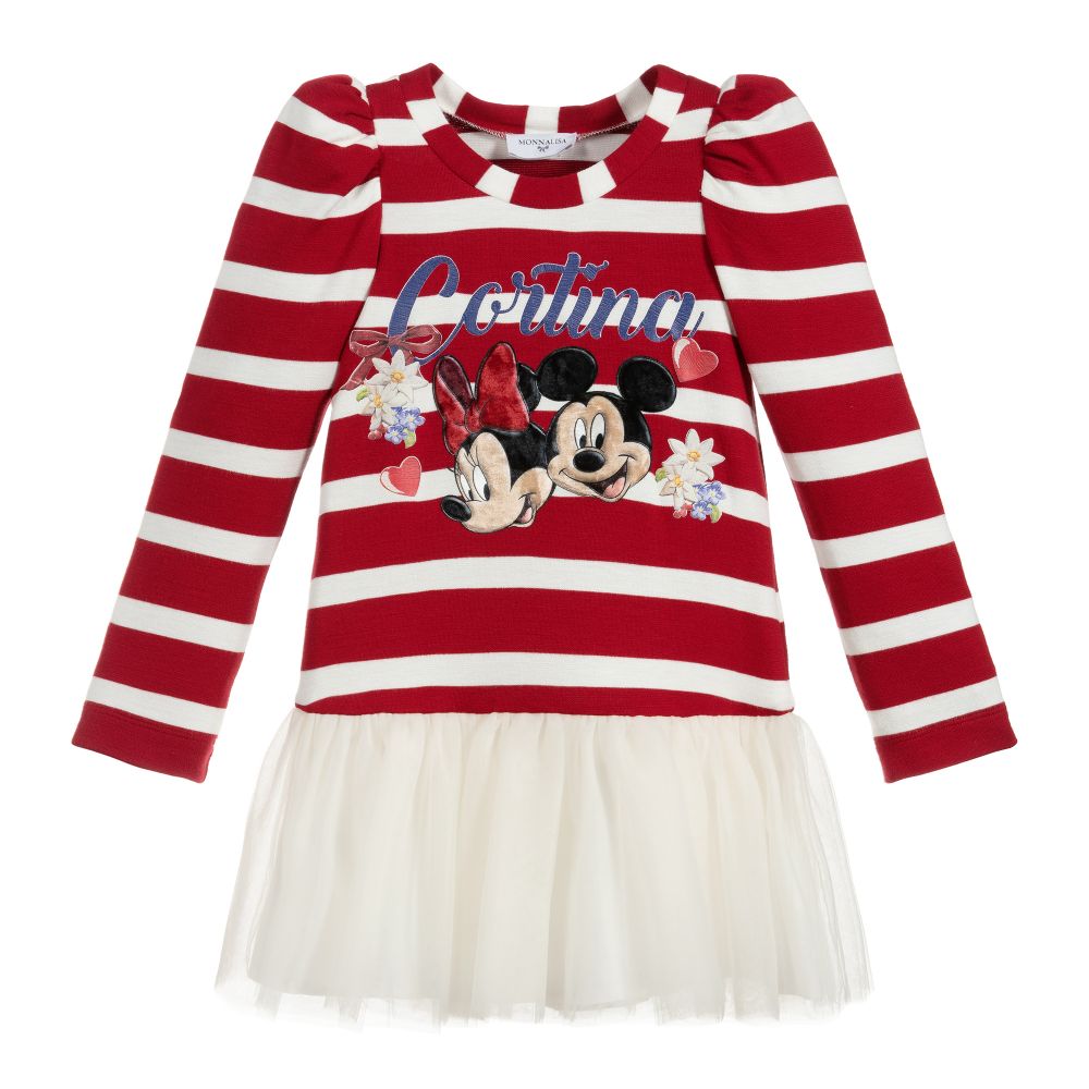 Monnalisa mickey mouse dress top