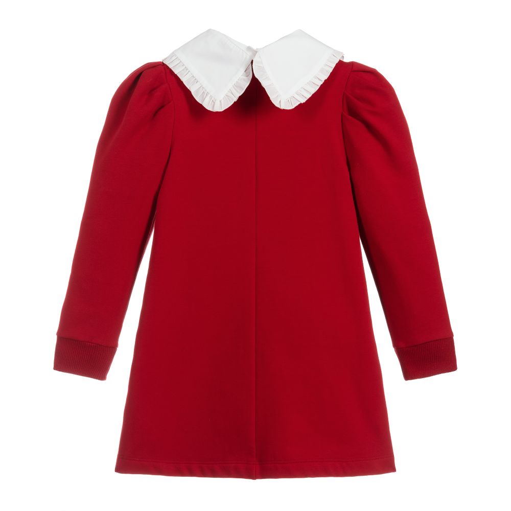Monnalisa-Red Olive Oyl Sweatshirt Dress | Childrensalon Outlet