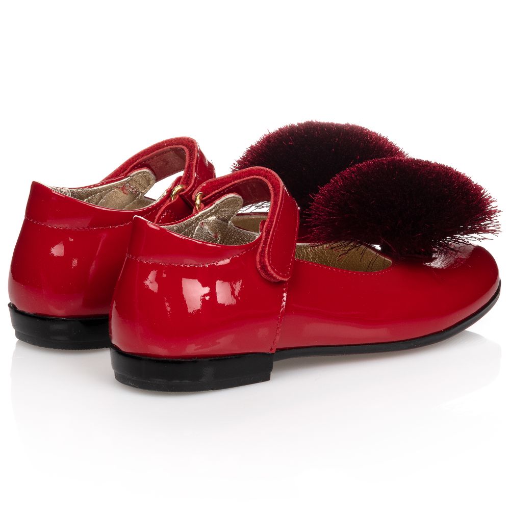 infant red patent leather shoes