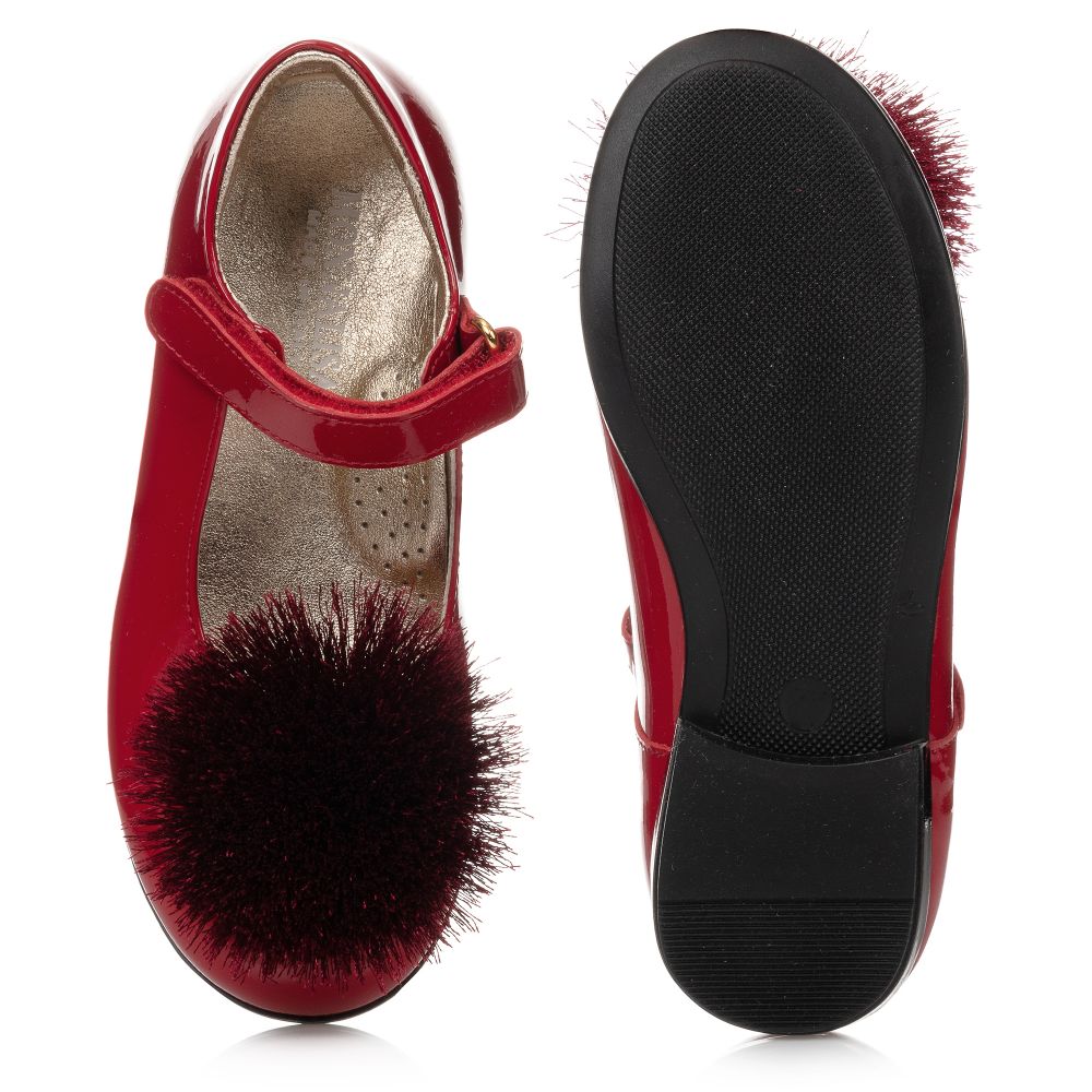 Monnalisa-Красные туфли из лакированной кожи | Childrensalon Outlet