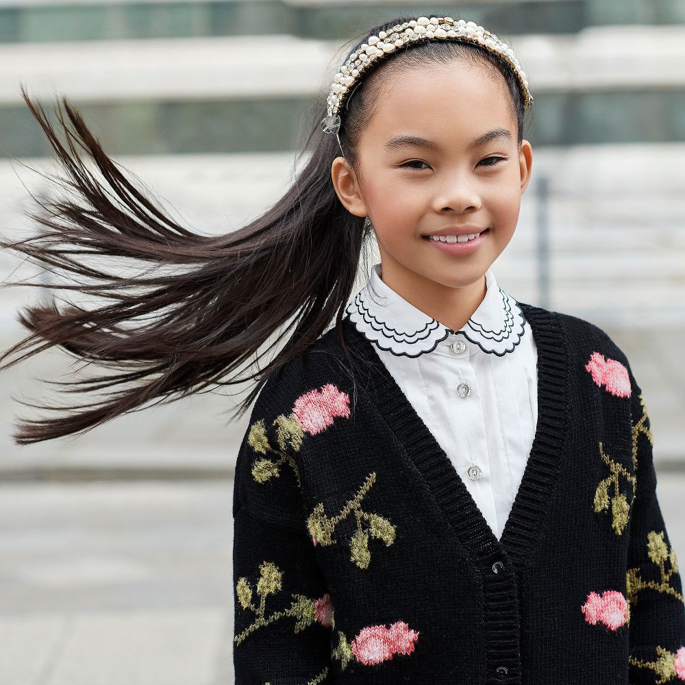 Teenage black store school cardigans