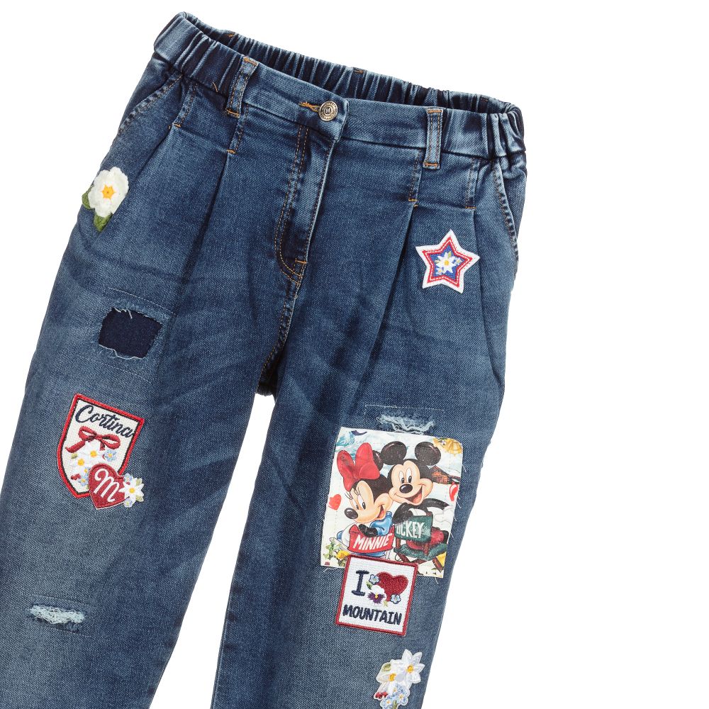 Monnalisa Teen Blue Disney Jeans