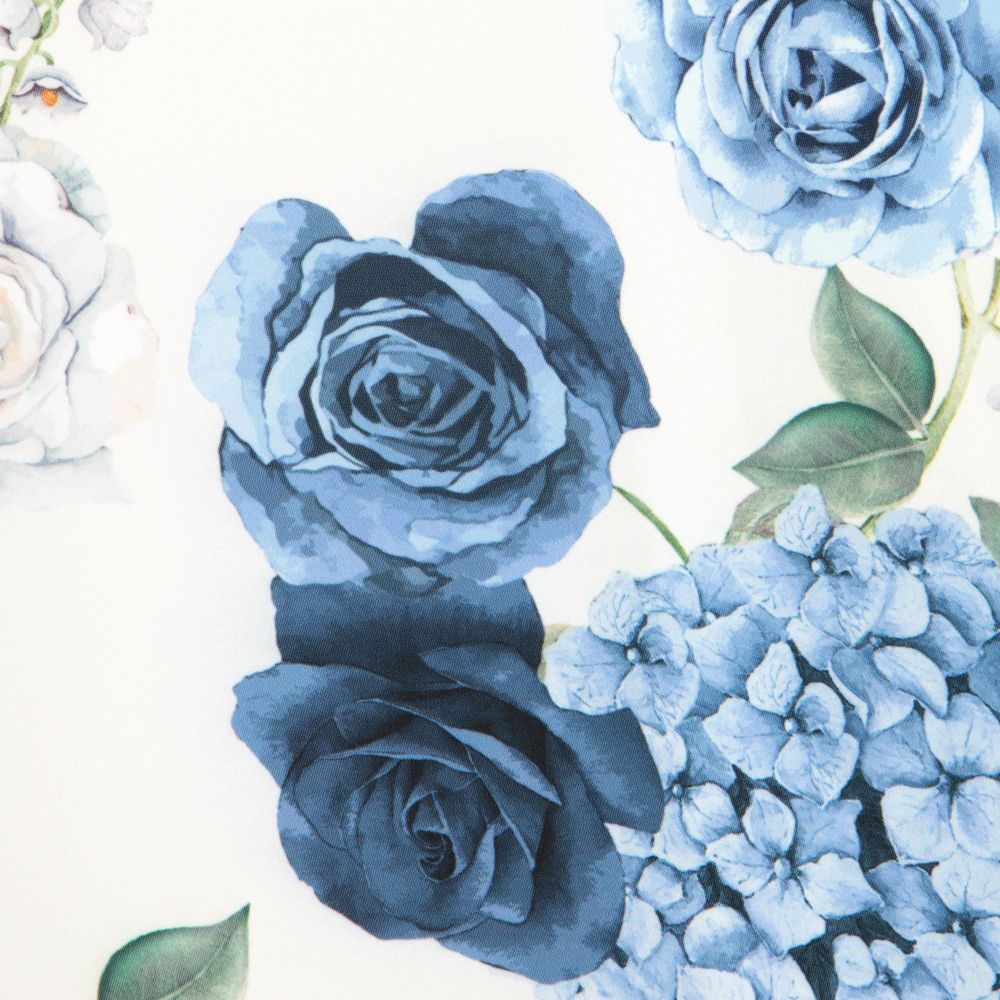 Monnalisa Шик-Синее платье-шифт с цветочным рисунком для подростков | Childrensalon Outlet