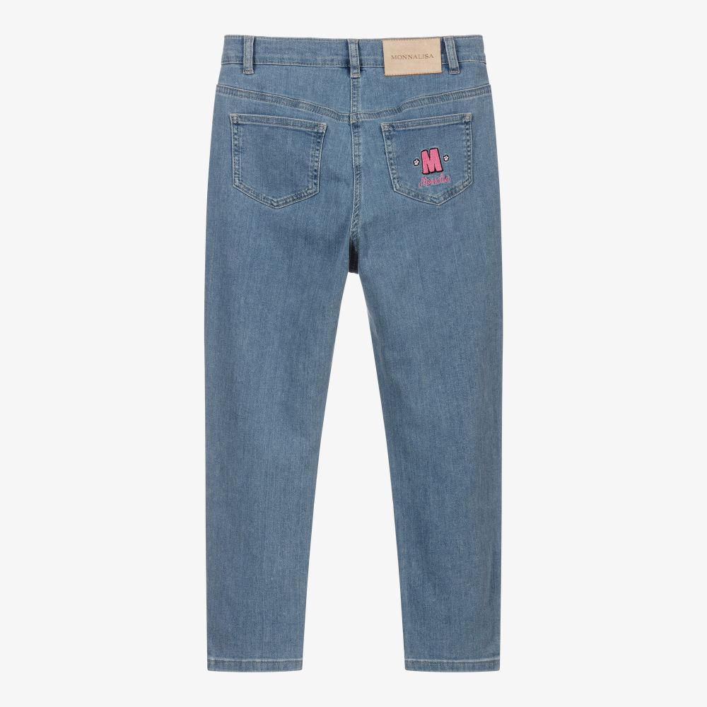 Monnalisa-Синие джинсы Power Puff для подростков | Childrensalon Outlet