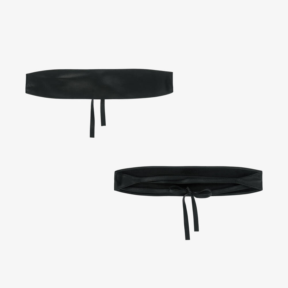 Monnalisa-Черное платье из тюля с блестками | Childrensalon Outlet