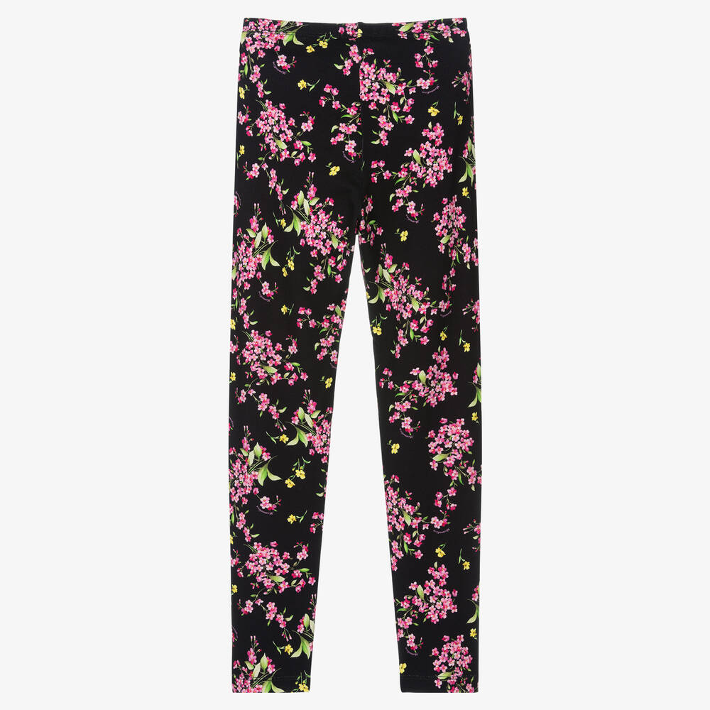 Monnalisa-Черные легинсы для подростков | Childrensalon Outlet