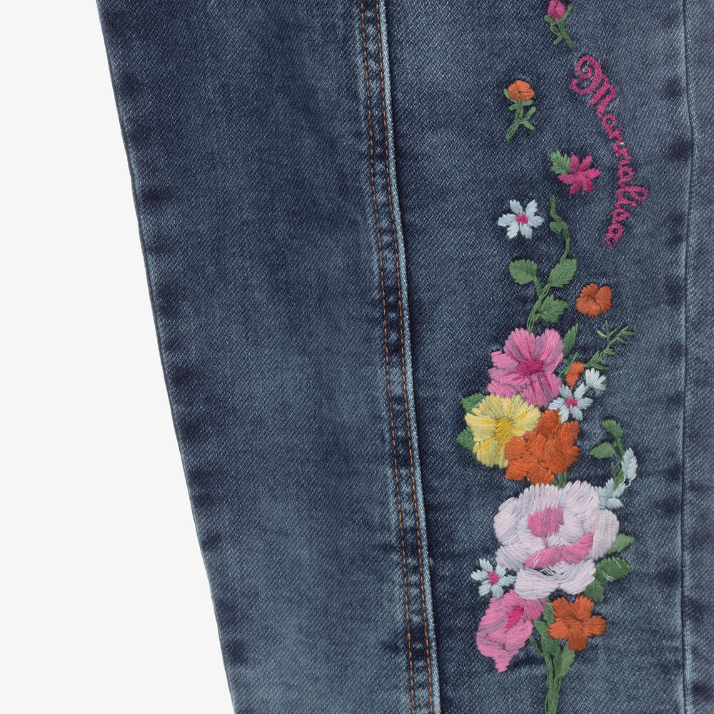 Monnalisa-Синие джинсы для девочек-подростков | Childrensalon Outlet