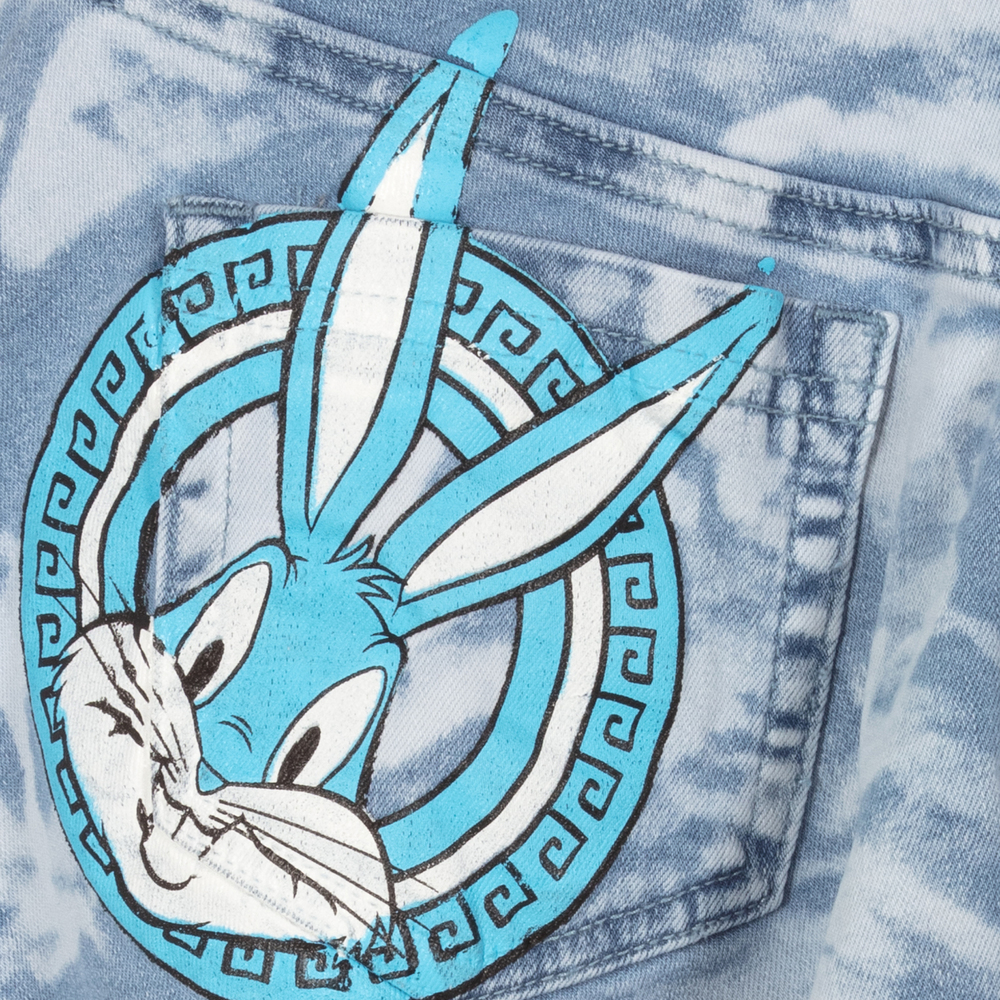 Monnalisa-Голубые джинсовые шорты для девочек-подростков | Childrensalon Outlet