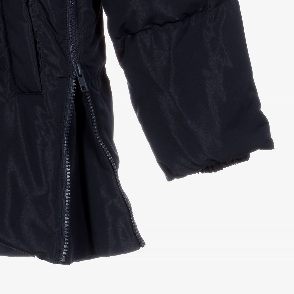 Monnalisa-Синий пуховик для подростков | Childrensalon Outlet