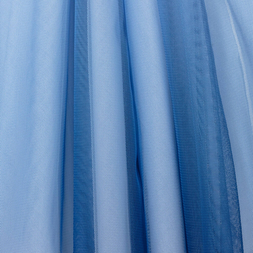 Monnalisa-فستان تينز بناتي تول لون أزرق | Childrensalon Outlet