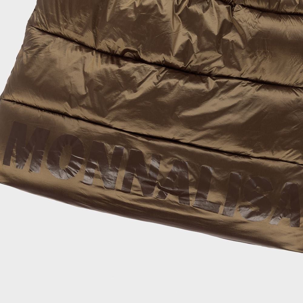 Monnalisa-Teen Girls Brown Puffer Coat | Childrensalon Outlet