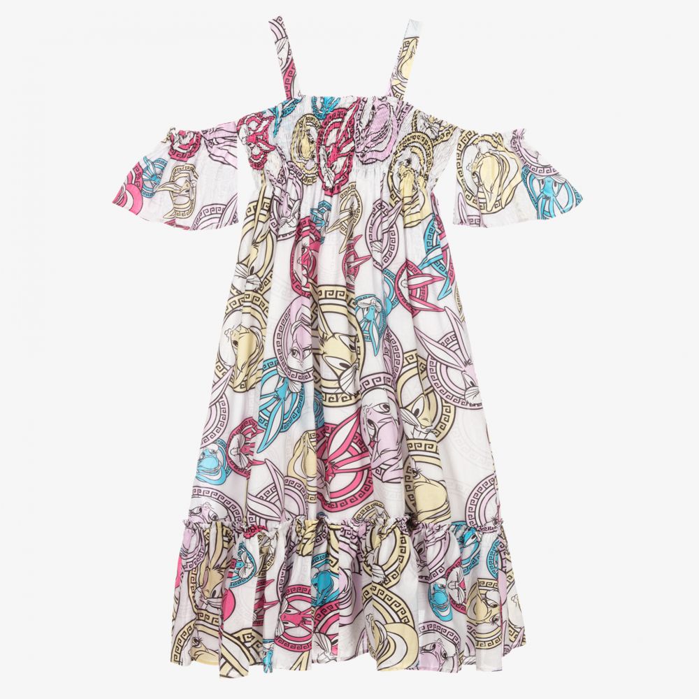 Monnalisa-Teen Girls Bugs Bunny Dress | Childrensalon Outlet