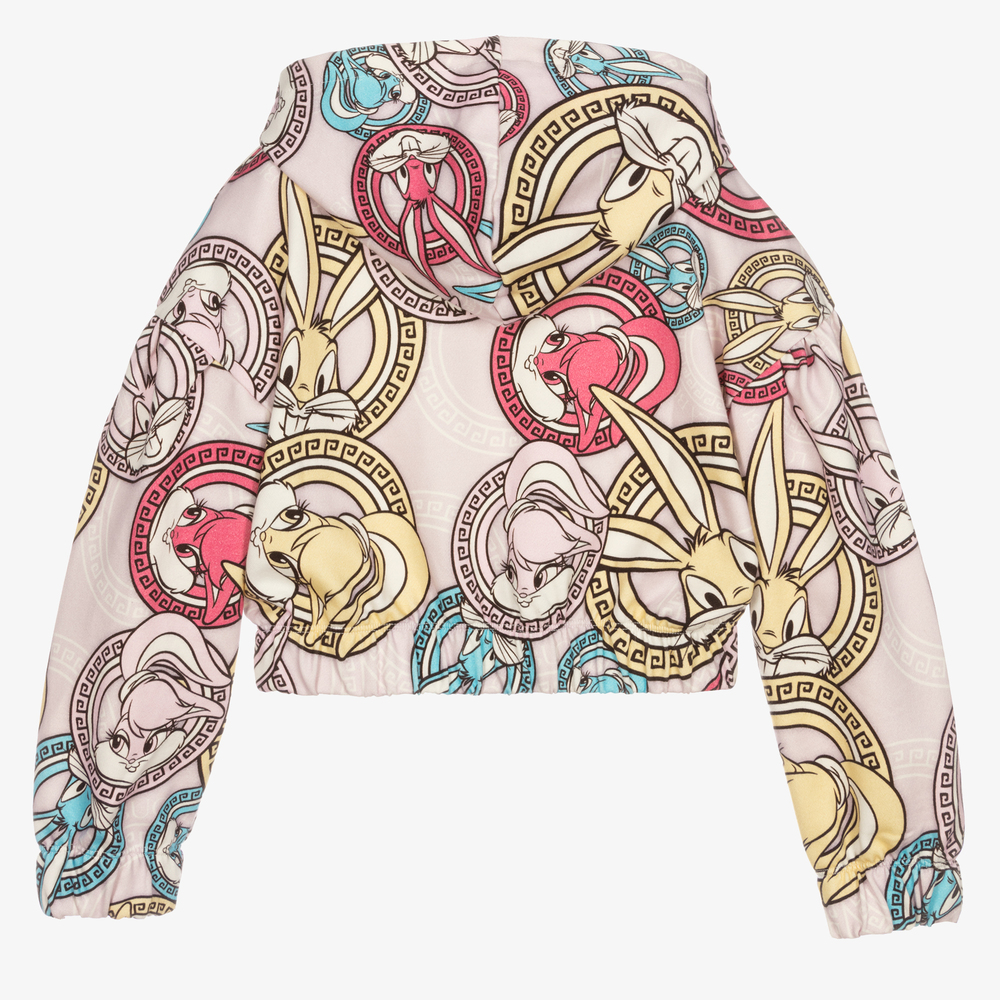 Monnalisa-توب هودي تينز بناتي قطن لون بنفسجي | Childrensalon Outlet