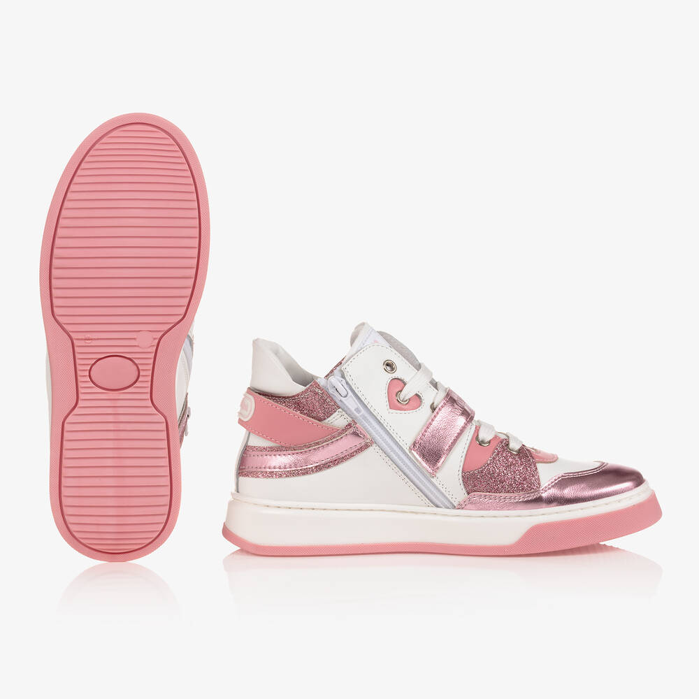 MONNALISA Teen Girls High Top Trainers