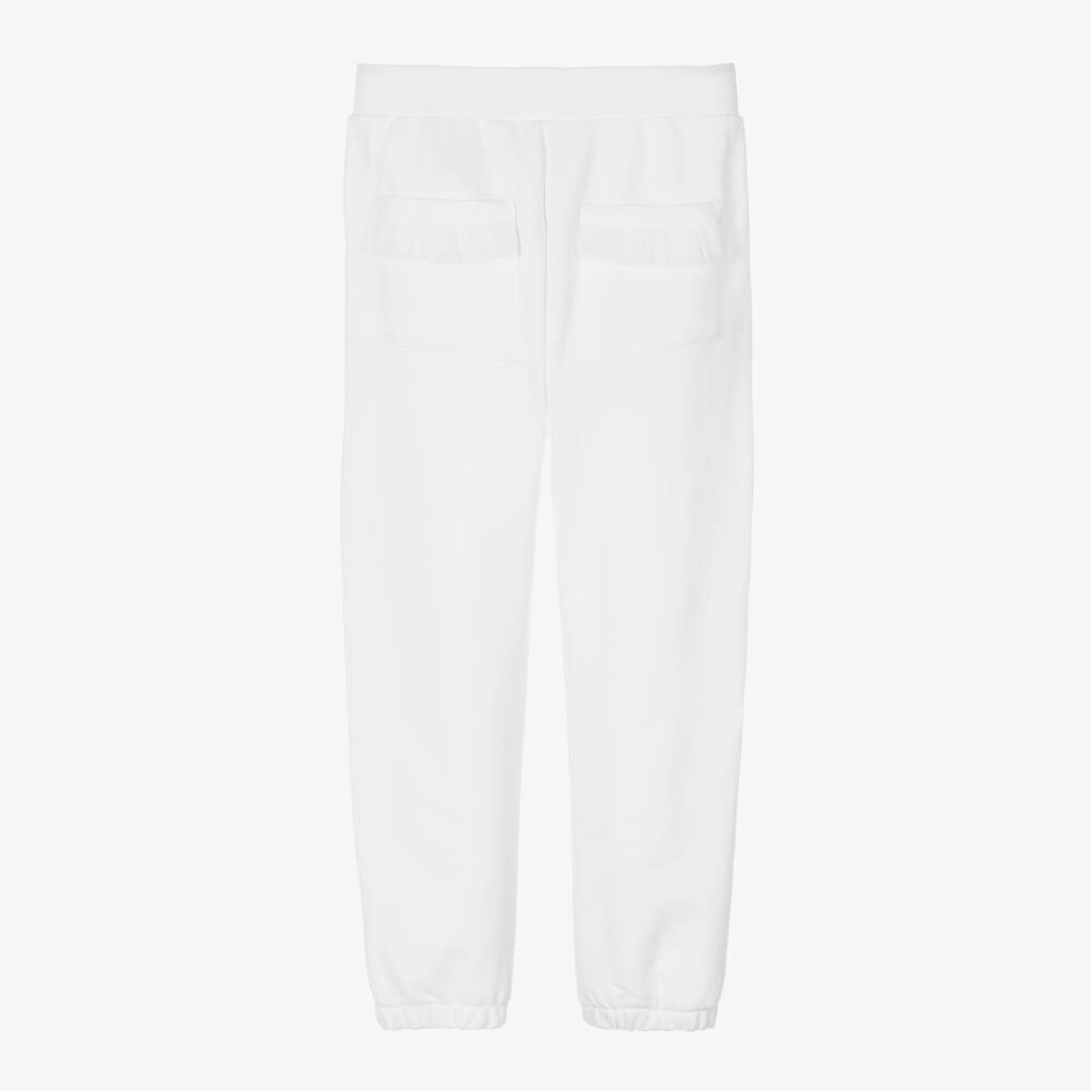 Monnalisa-جوغرز قطن جيرسي لون عاجي تينز بناتي | Childrensalon Outlet