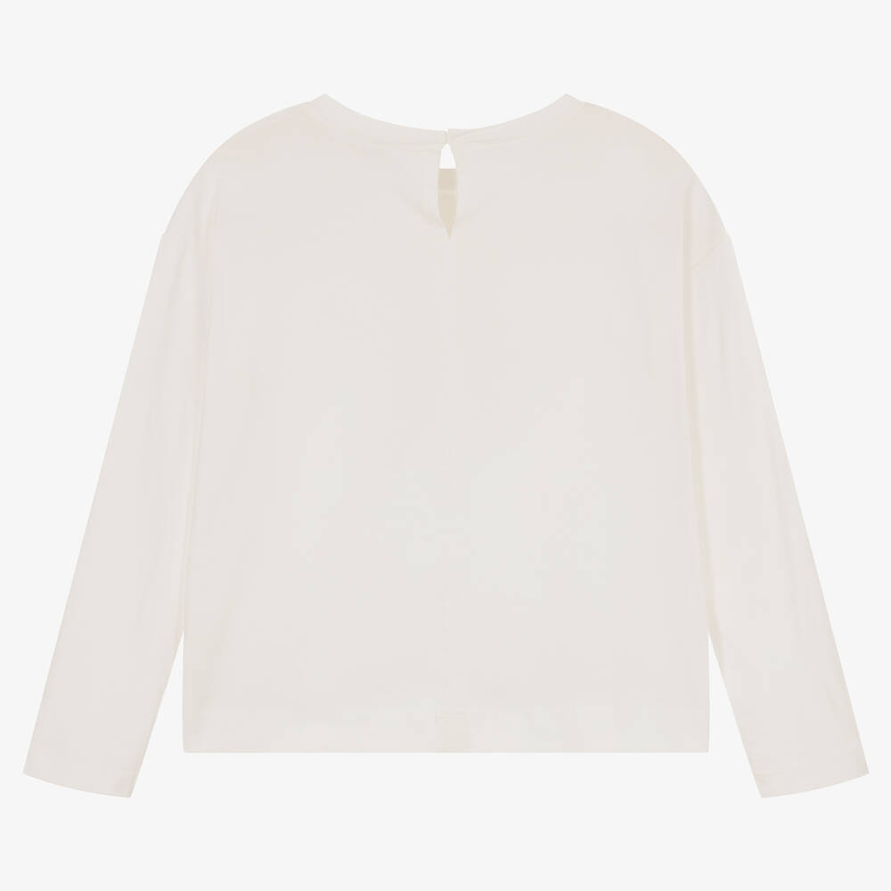 Monnalisa-Teen Girls Ivory Looney Tunes Top | Childrensalon Outlet