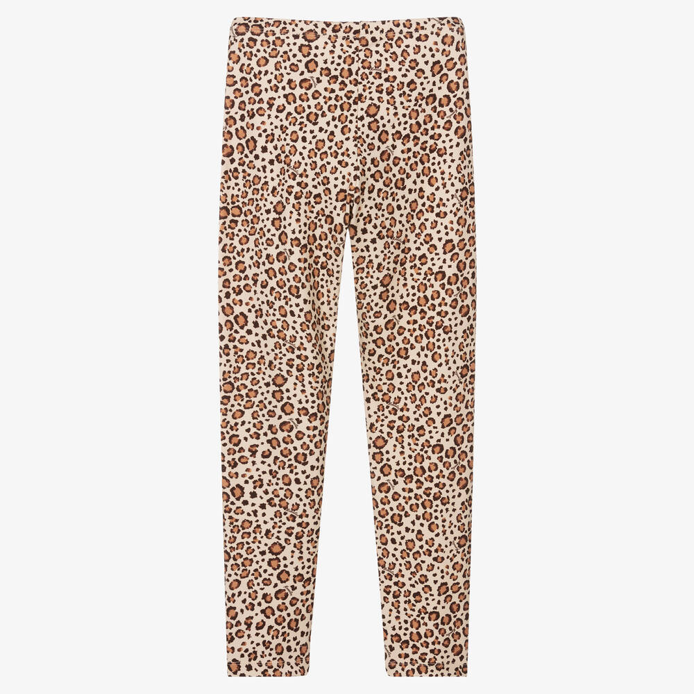 Monnalisa-Teen Girls Leopard Leggings | Childrensalon Outlet