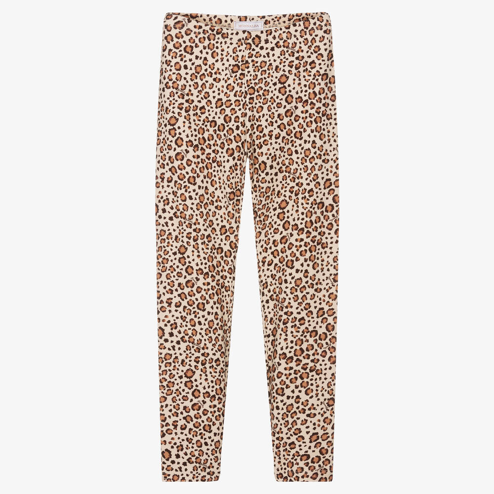 Monnalisa - Teen Girls Leopard Leggings | Childrensalon