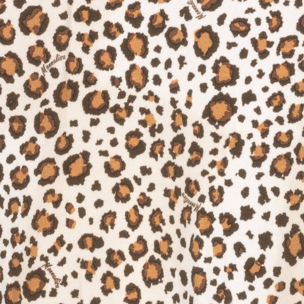 Monnalisa-Teen Girls Leopard Zip-Up Top | Childrensalon Outlet