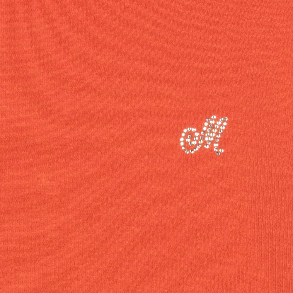 Monnalisa-Оранжевый топ из вискозы для девочек-подростков | Childrensalon Outlet