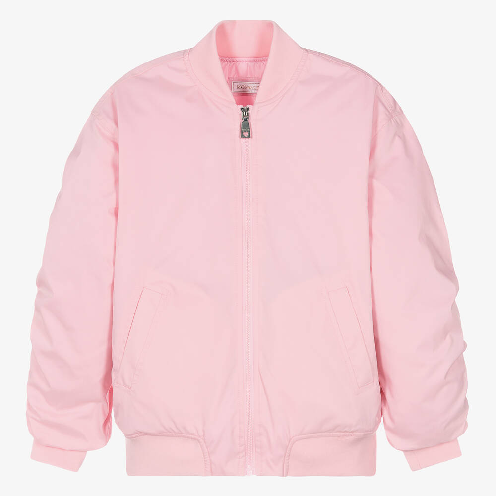 Ladies pink bomber jacket sales