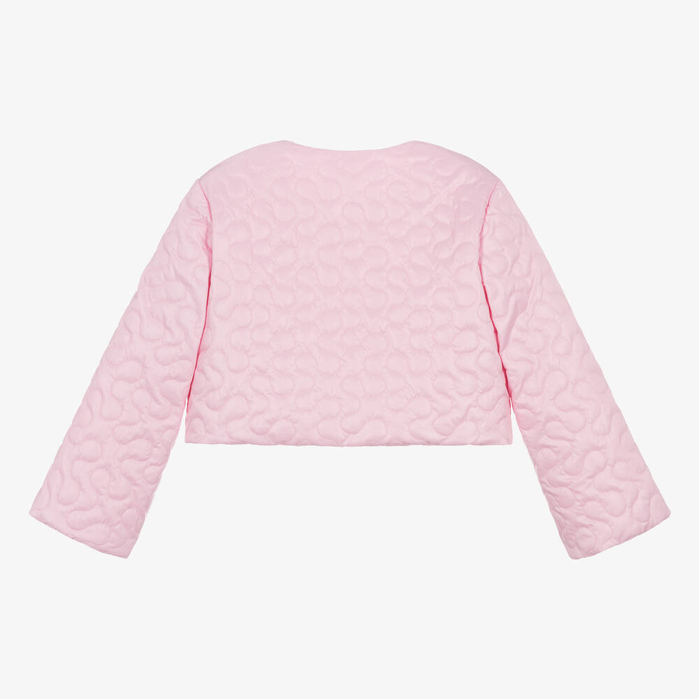 Monnalisa-جاكيت كروب لون زهري للمراهقات | Childrensalon Outlet