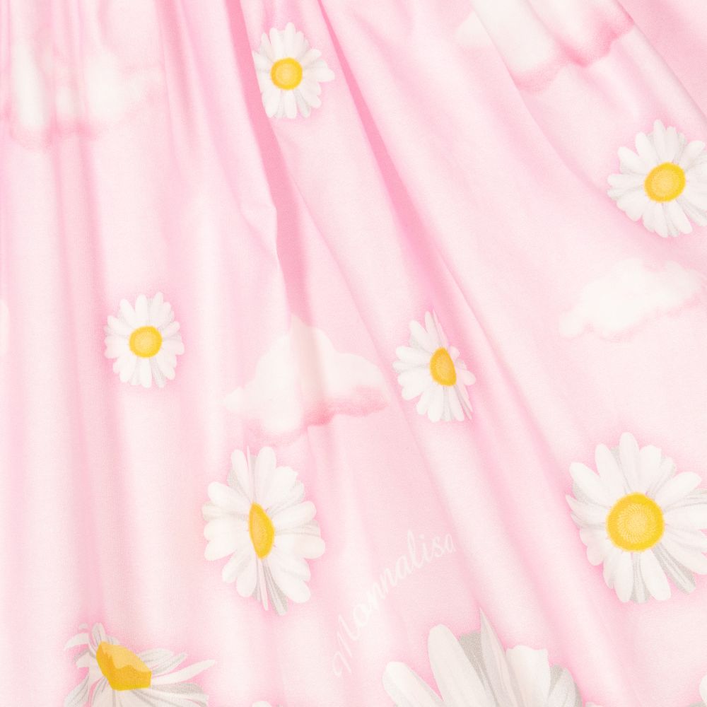 موناليزا-فستان تينز فيسكوز جيرسي لون زهري | Childrensalon Outlet