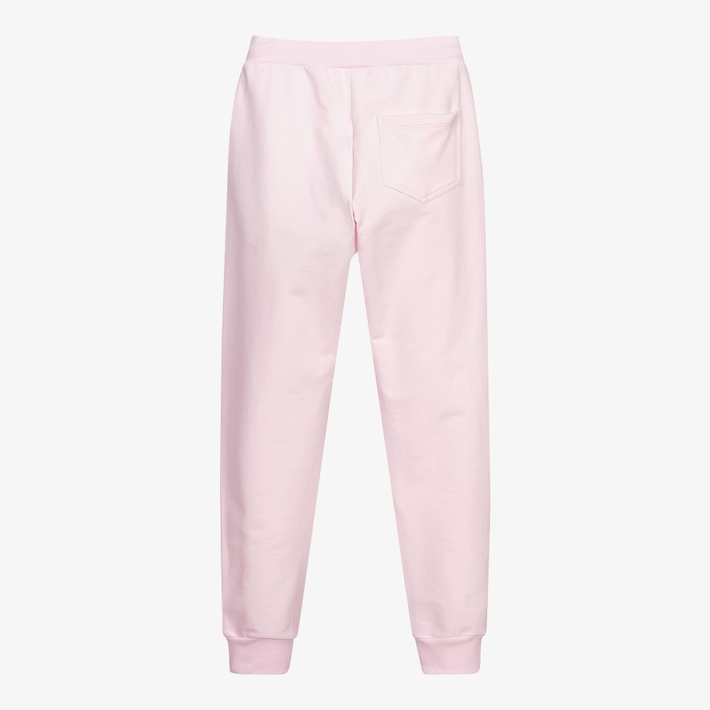 Monnalisa-Розовые джоггеры с цветами для подростков | Childrensalon Outlet