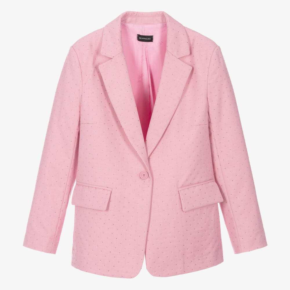 Pink blazer girls shop