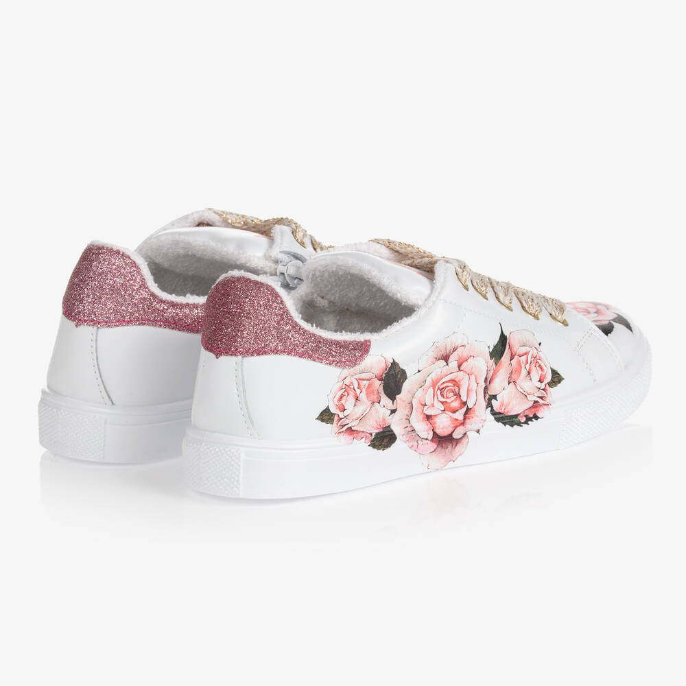 Ladies floral trainers sales