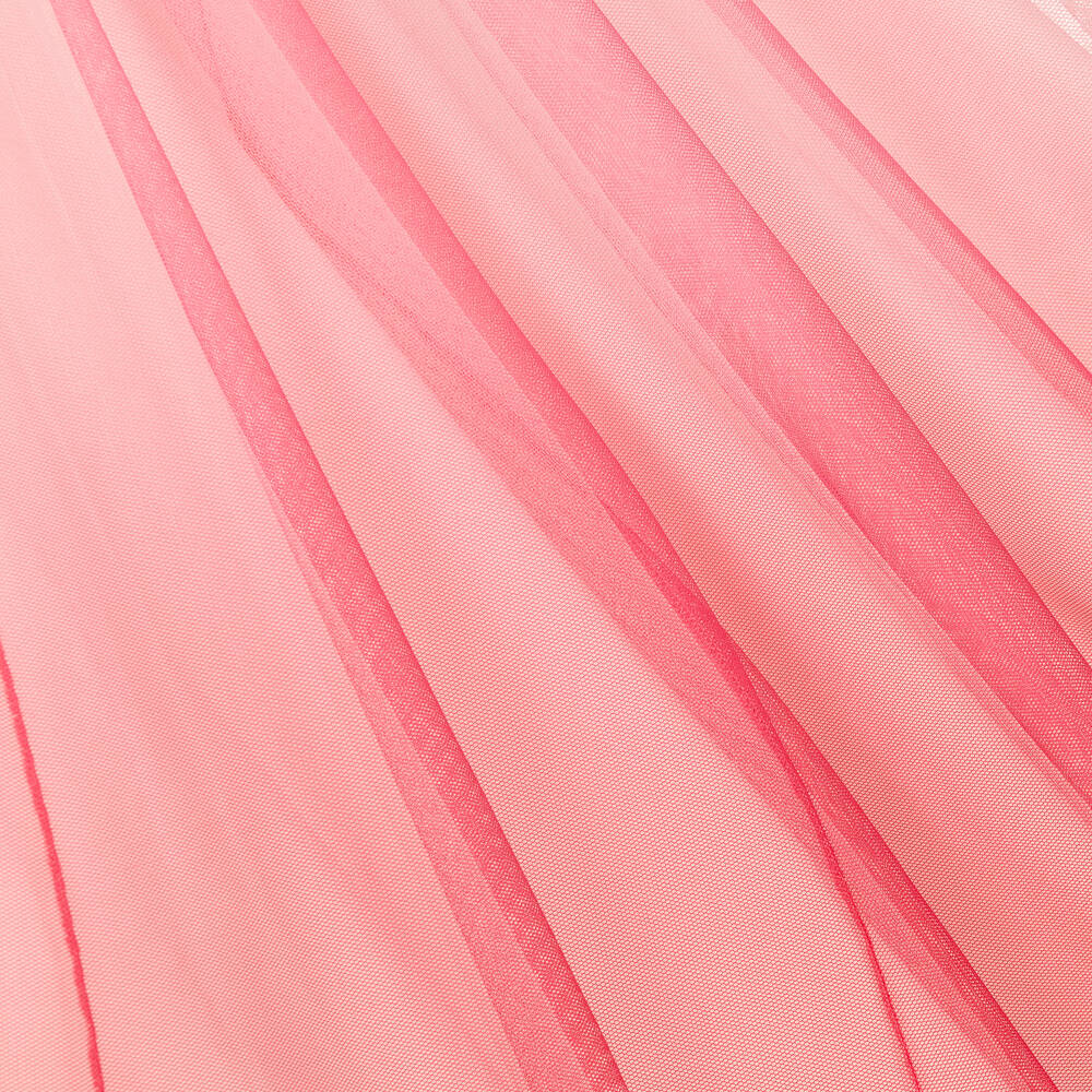 موناليزا Chic-فستان تينز بناتي تول مزين بكشكش لون زهري | Childrensalon Outlet