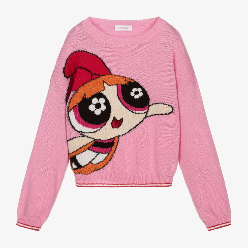 Monnalisa - Teen Girls Powerpuff Sweater | Childrensalon