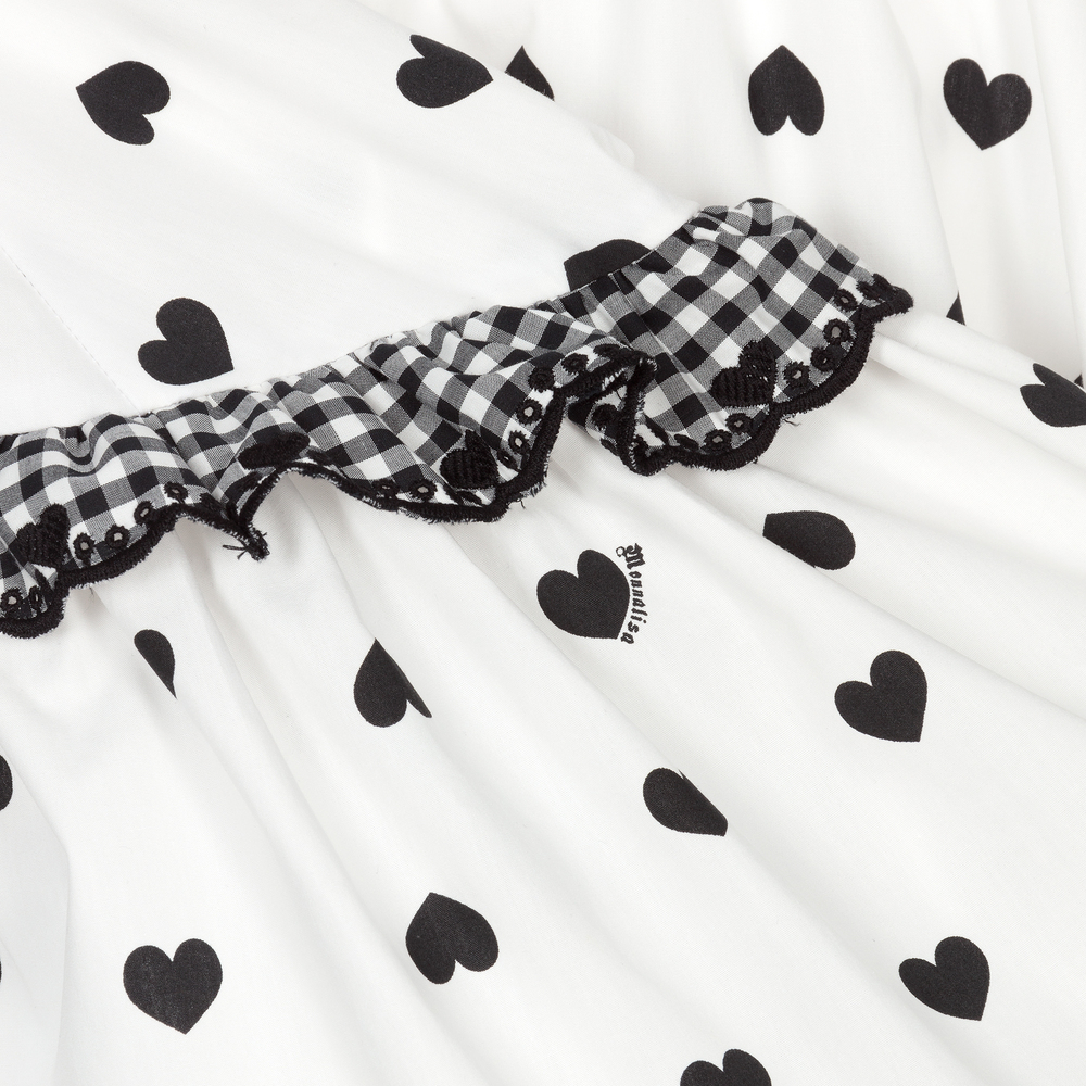 Monnalisa-Бело-черная юбка для девочек-подростков | Childrensalon Outlet