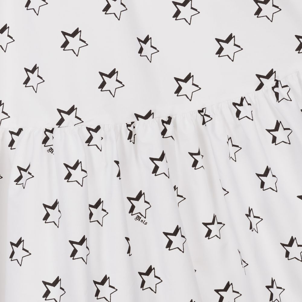 Monnalisa-Teen Girls White Cotton Dress | Childrensalon Outlet