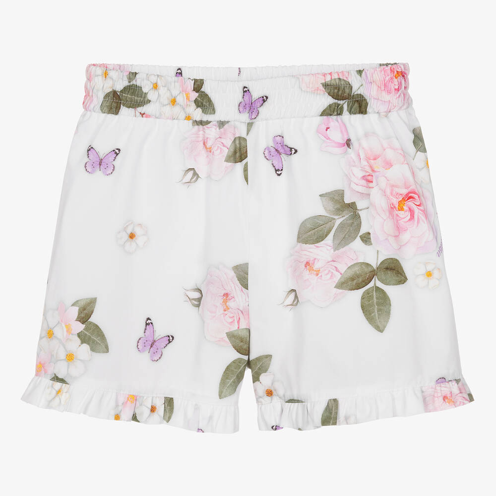 Floral shorts girls best sale