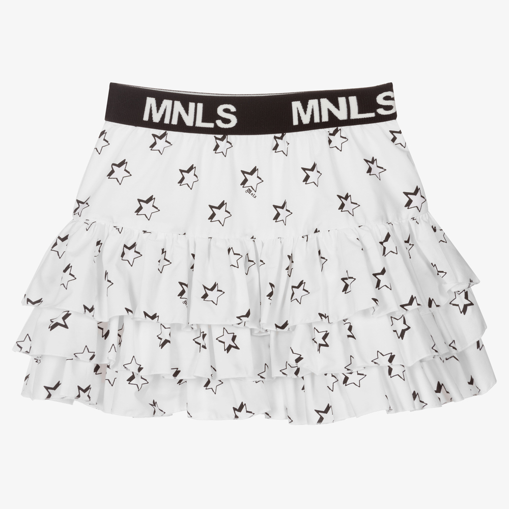 Monnalisa - Teen Girls White Cotton Skirt | Childrensalon