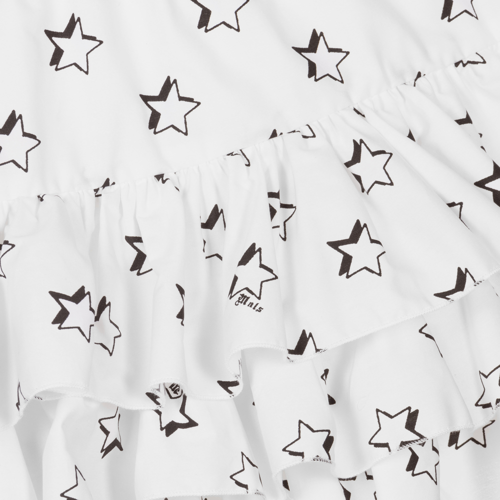 Monnalisa-Teen Girls White Cotton Skirt | Childrensalon Outlet