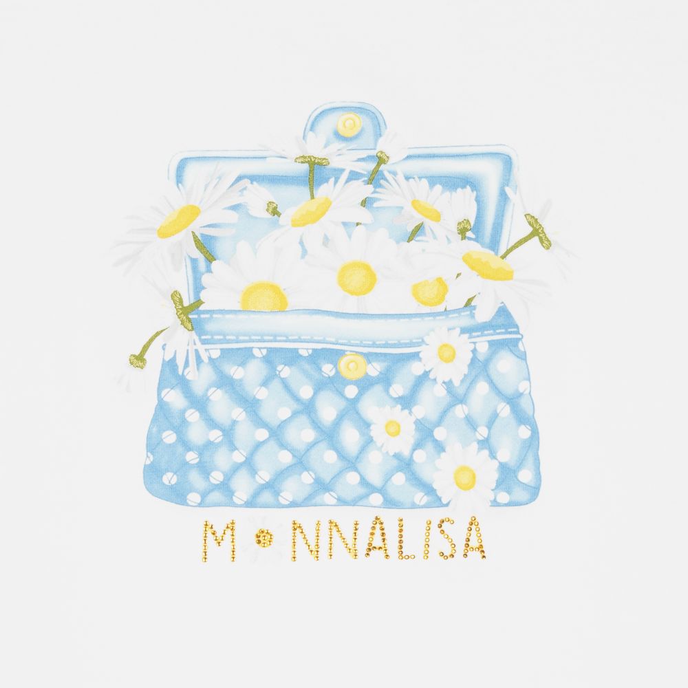 Monnalisa-Teen Girls White T-Shirt | Childrensalon Outlet