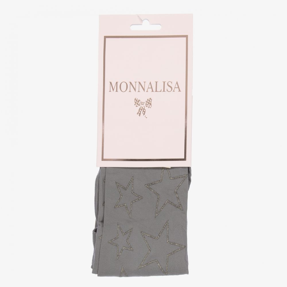 Monnalisa-Teen Grey Tights | Childrensalon Outlet
