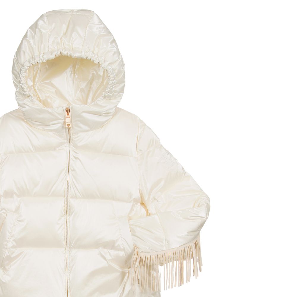 Ivory puffer jacket discount