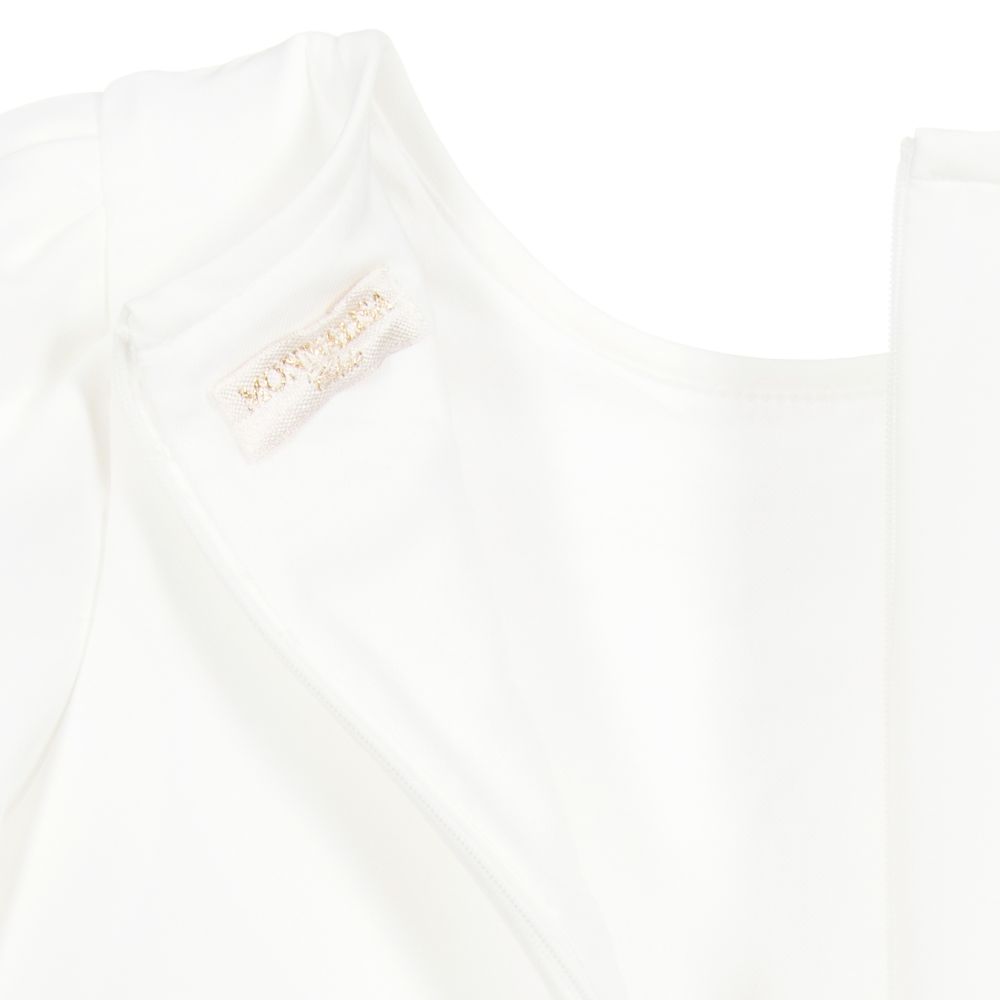 Monnalisa-Teen Ivory Roses Dress | Childrensalon Outlet