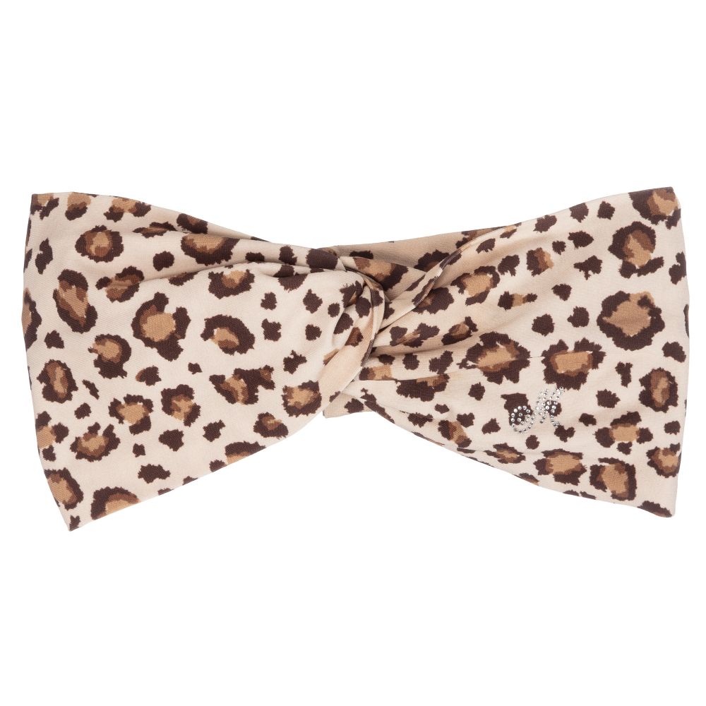 Monnalisa-Teen Leopard Print Headband | Childrensalon Outlet