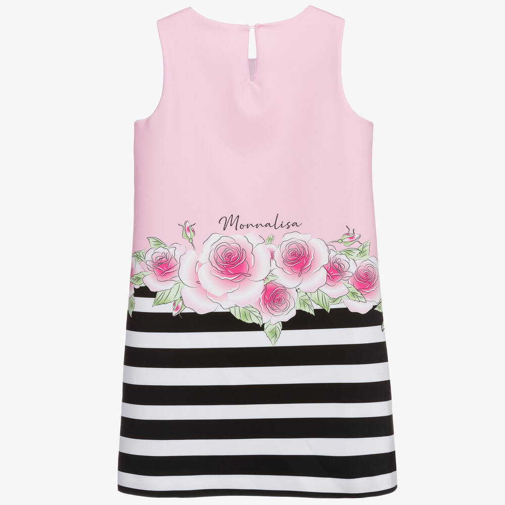 Monnalisa-Розовое платье с Дейзи Дак для подростков | Childrensalon Outlet