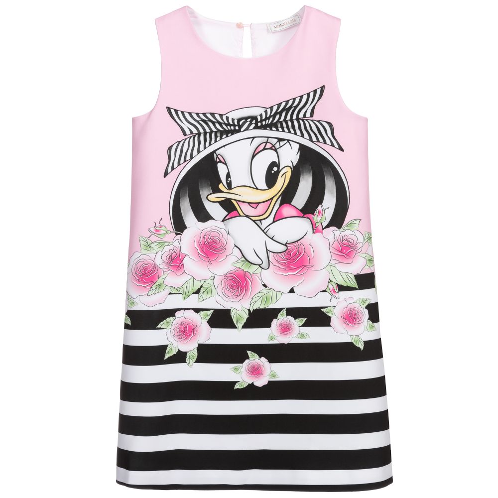 Monnalisa - Teen Pink Daisy Duck Dress | Childrensalon